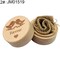 Wood Round Carved Proposal Wedding Ring Holder Display Box Jewelry Storage